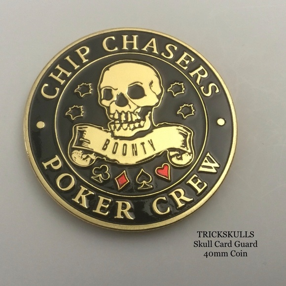 Card Guard Skeleton Skull Enamel Coin Stainless Locket 45-60cm Wheat Link Chain - Picture 4 of 8